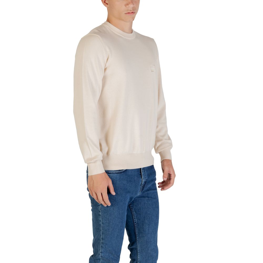 Beige Cotton Sweatshirt