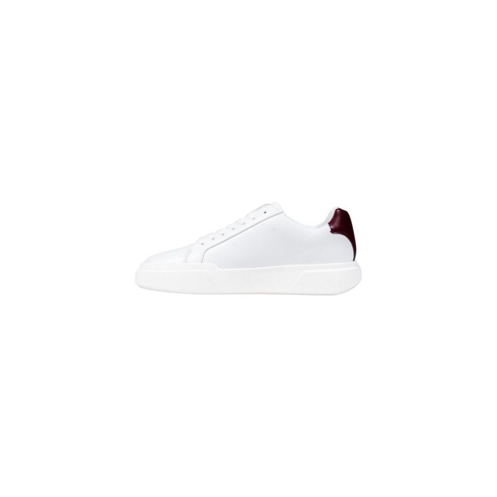 White Leather Chunky Sneakers
