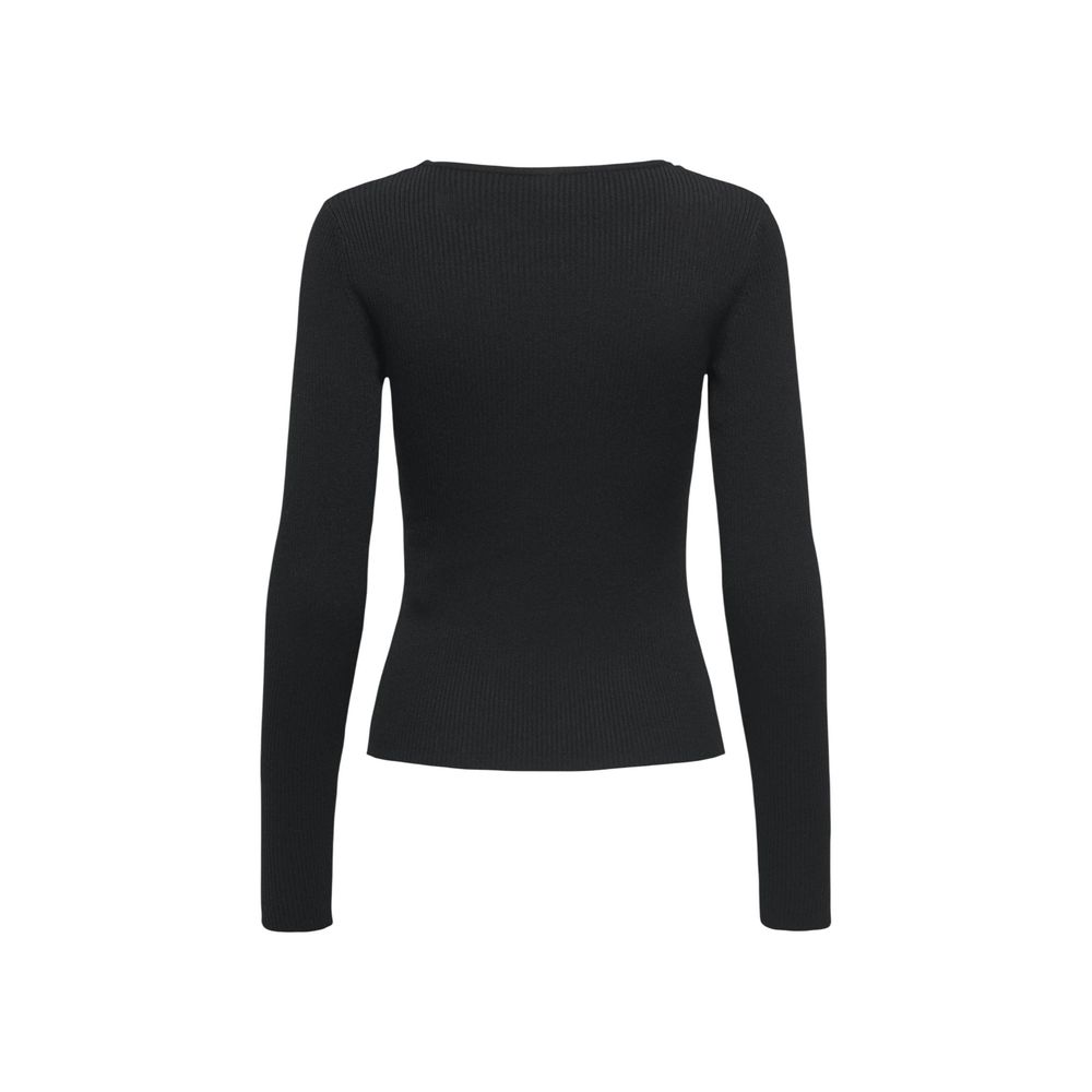 Black Viscose Sweatshirt