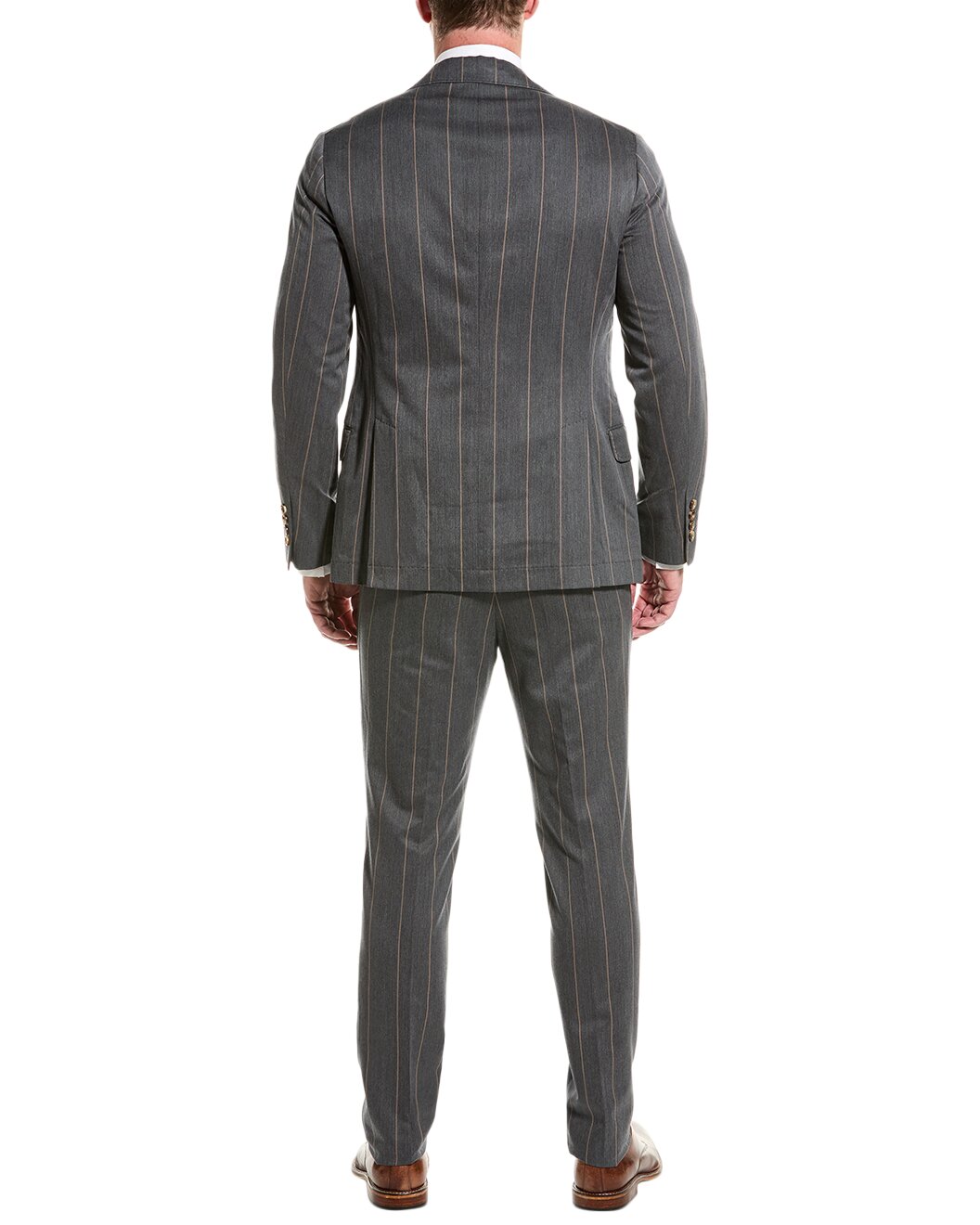 Bicolor Wool Two-Piece Suit