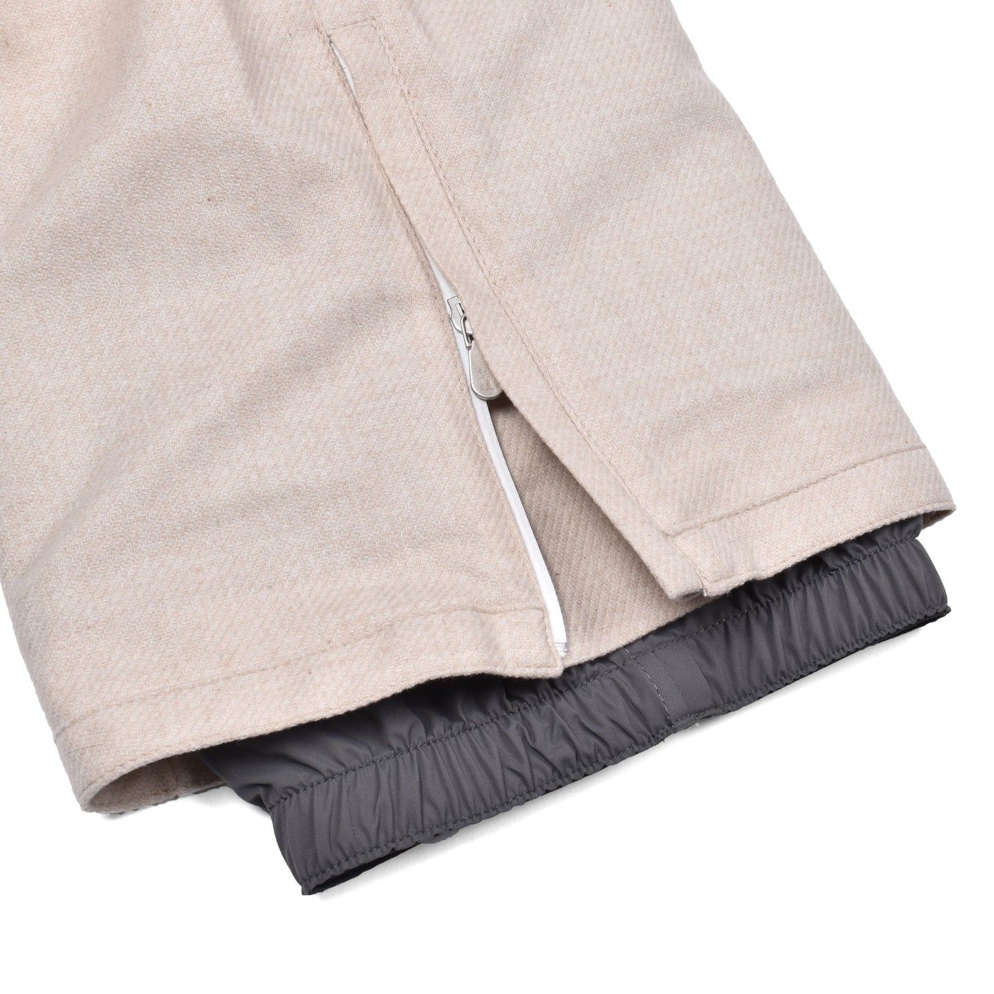 Beige Wool Joggers (Workout Pants)