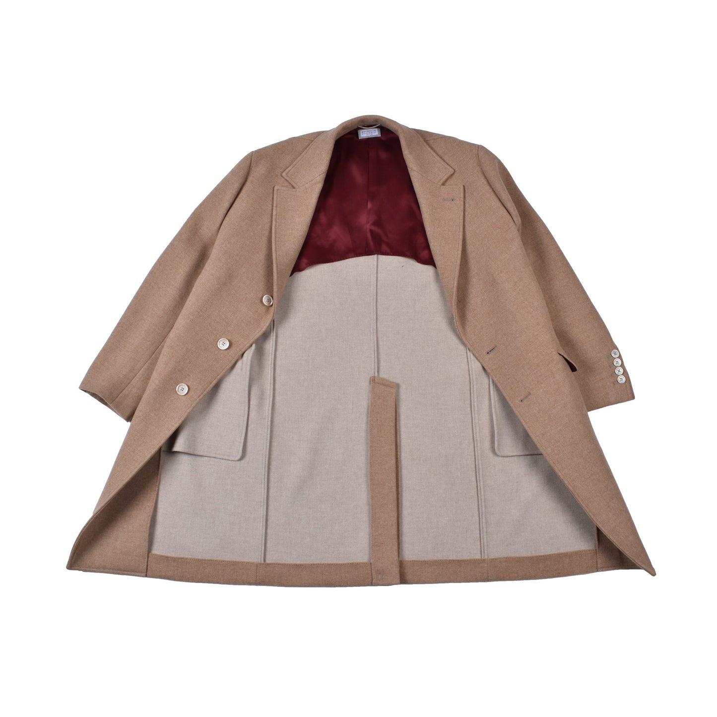 Beige Wool Coat