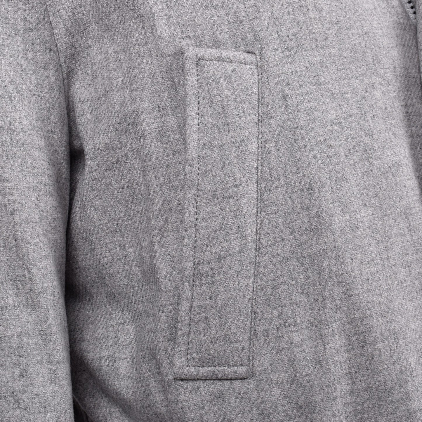 Multicolor Wool Full-Length Jacket