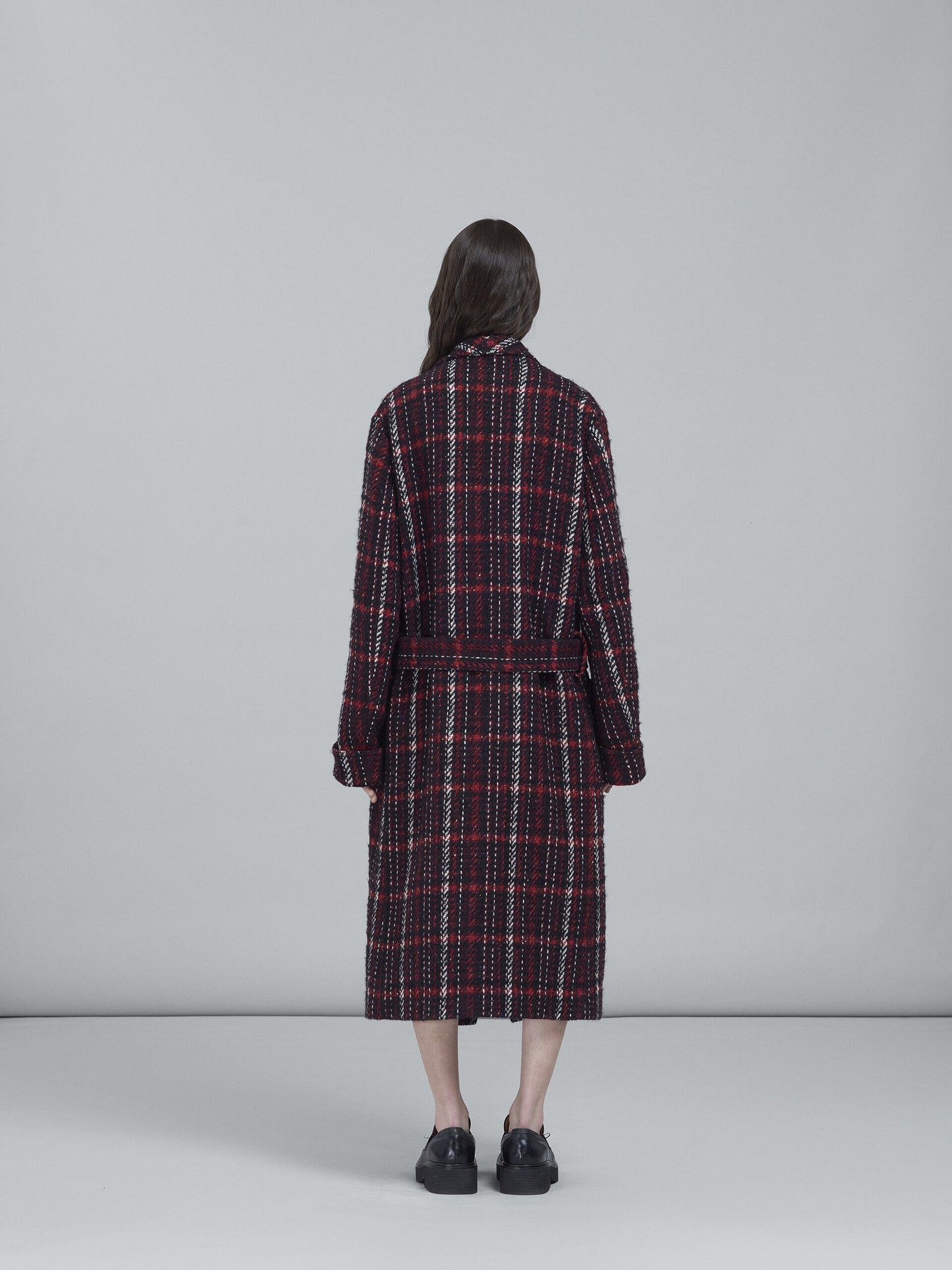Red Fibres Coat