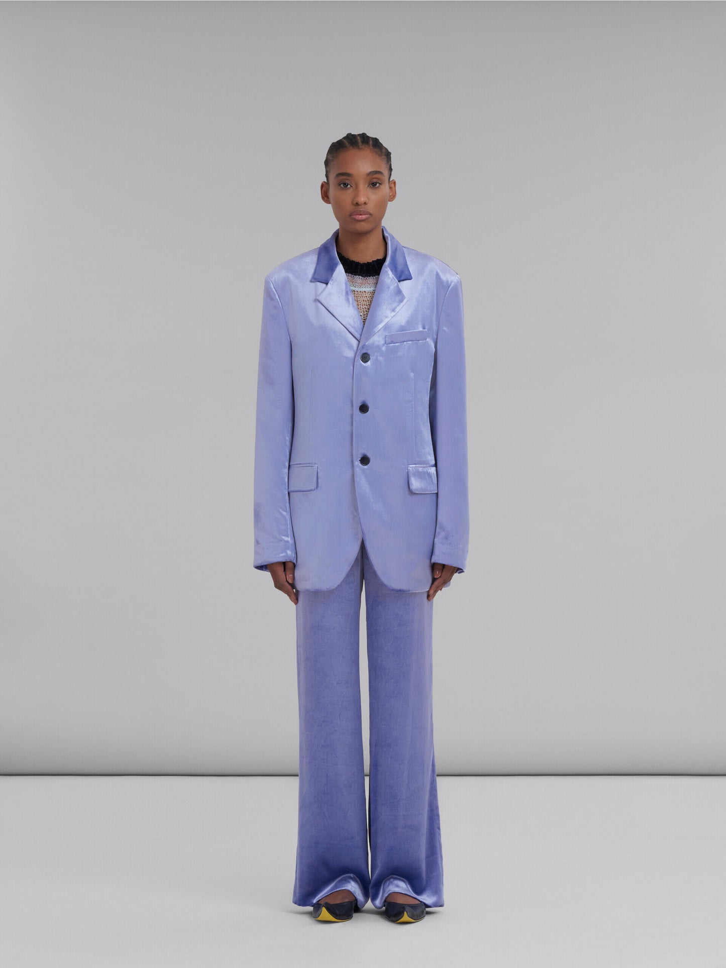 Purple Fibres Jackets And Coat