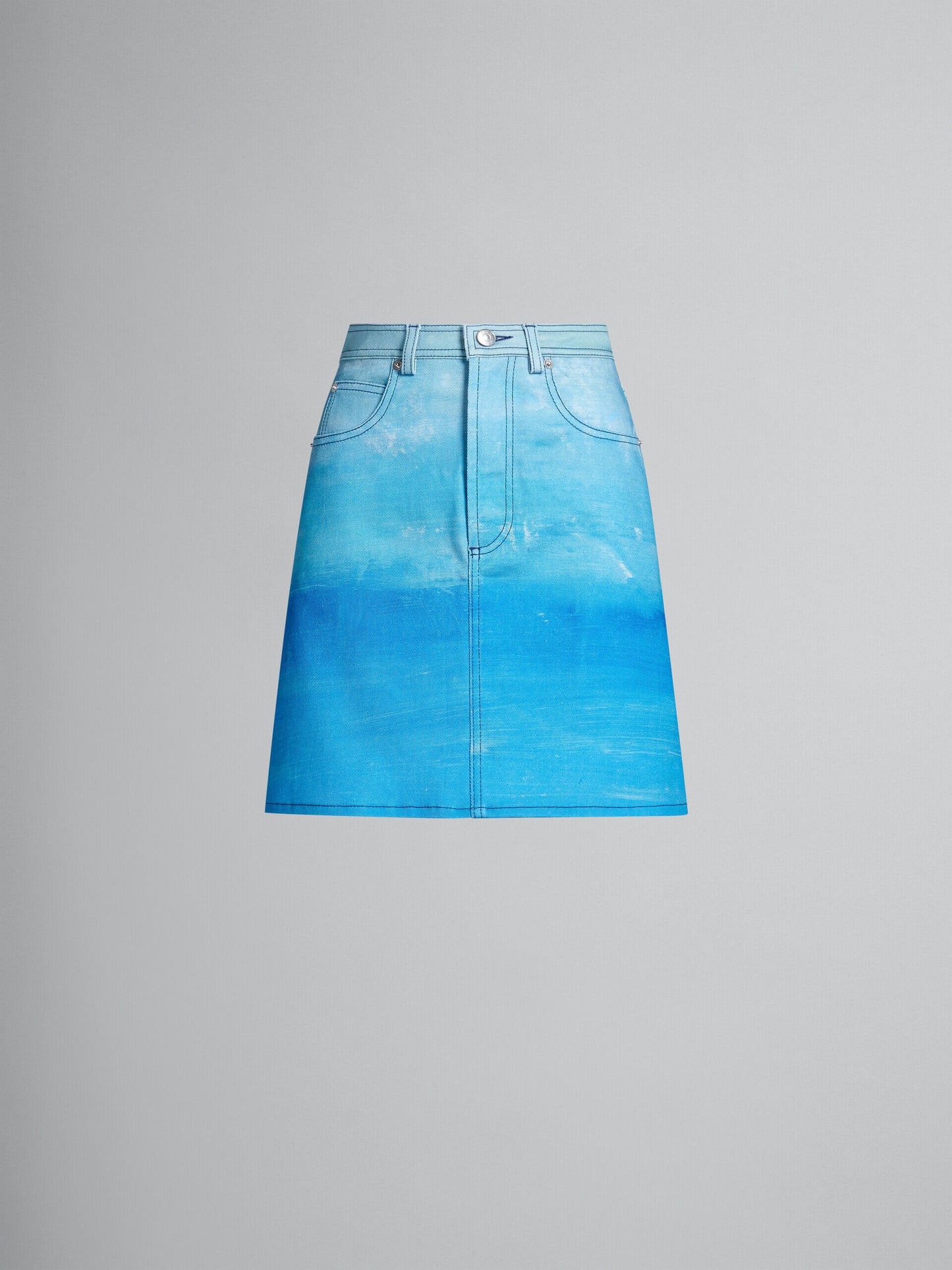 Blue Denim Skirt