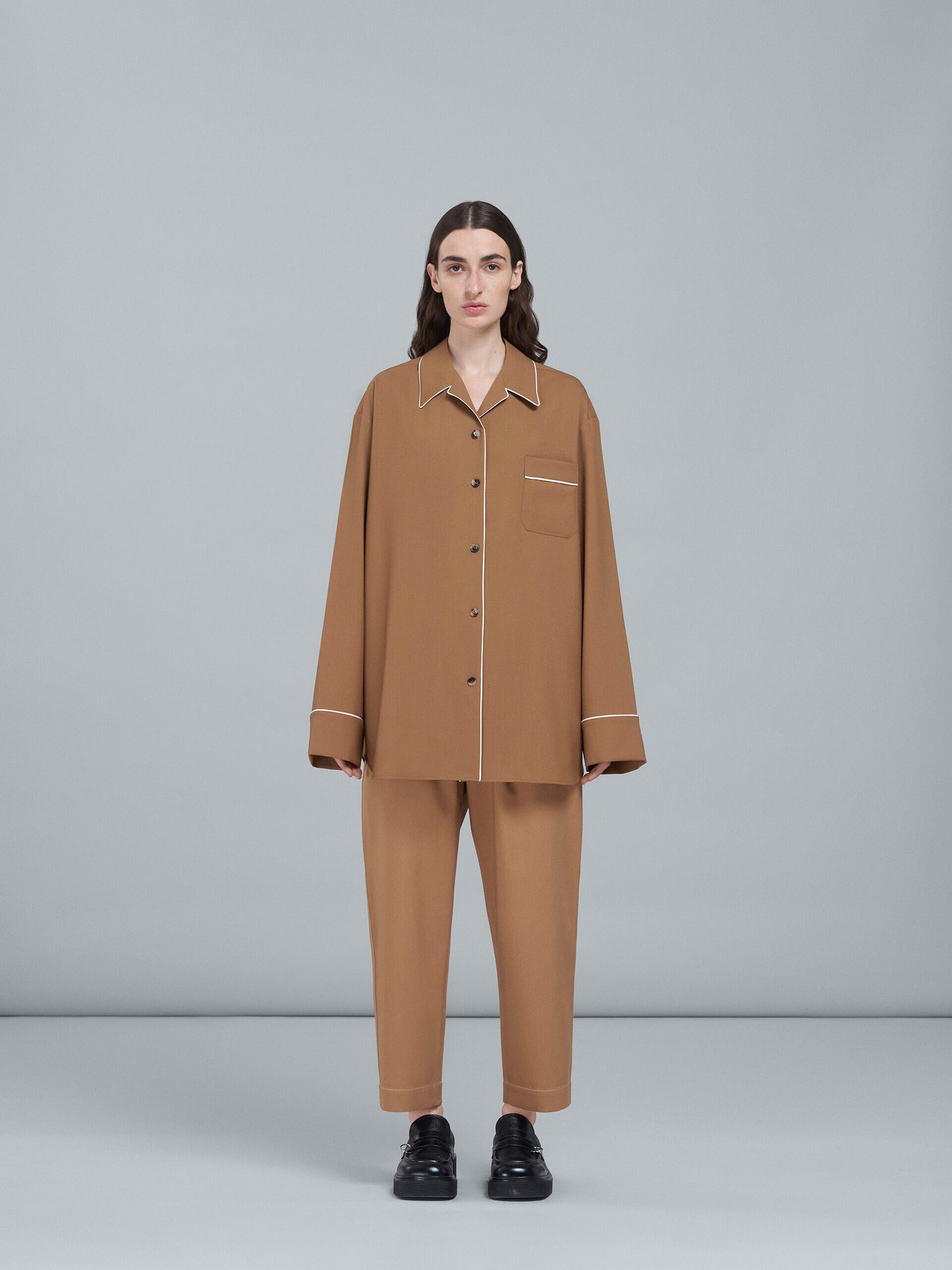 Brown Fibres Casual Pants