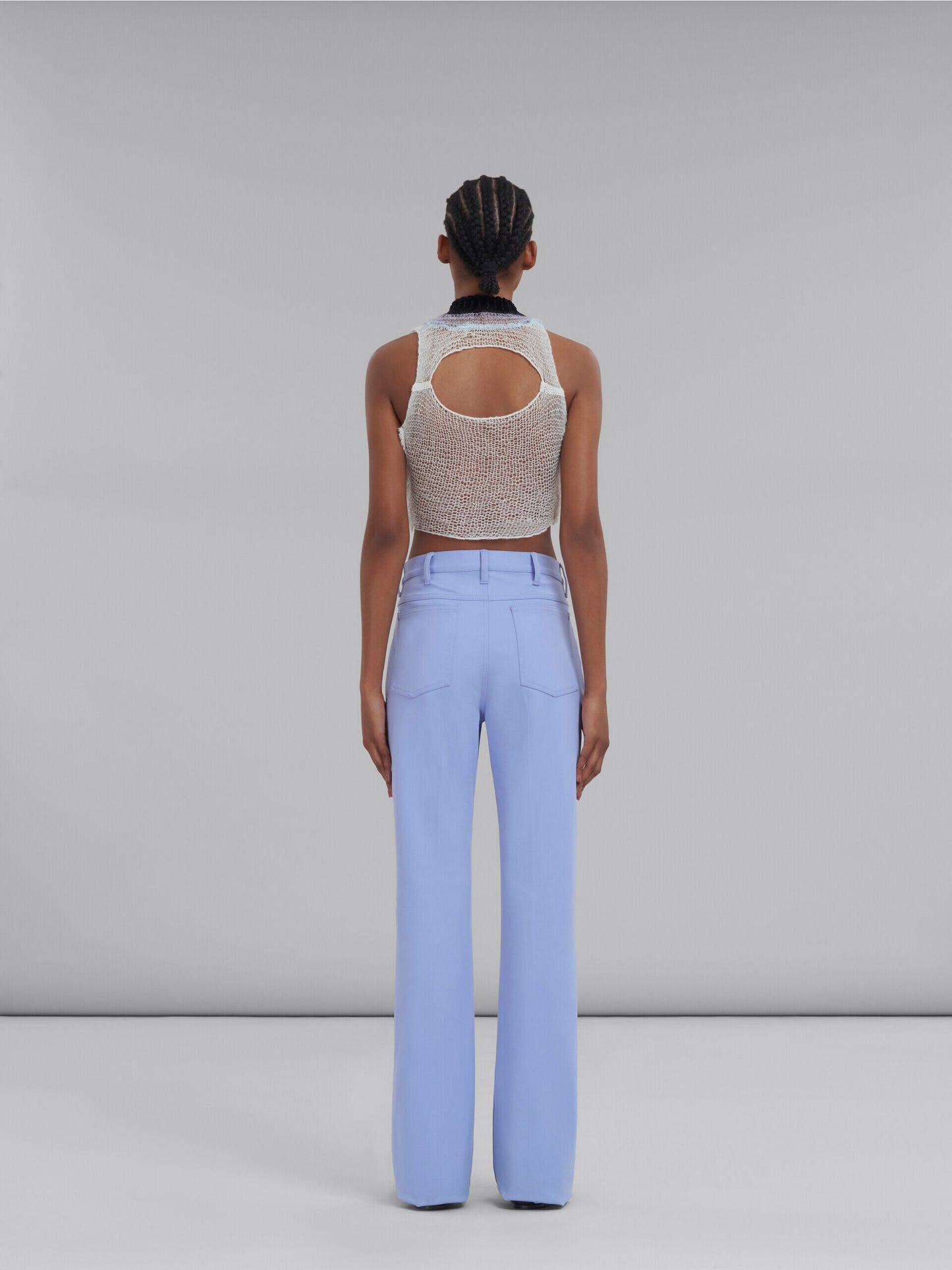 Purple Fibres Flared Pants