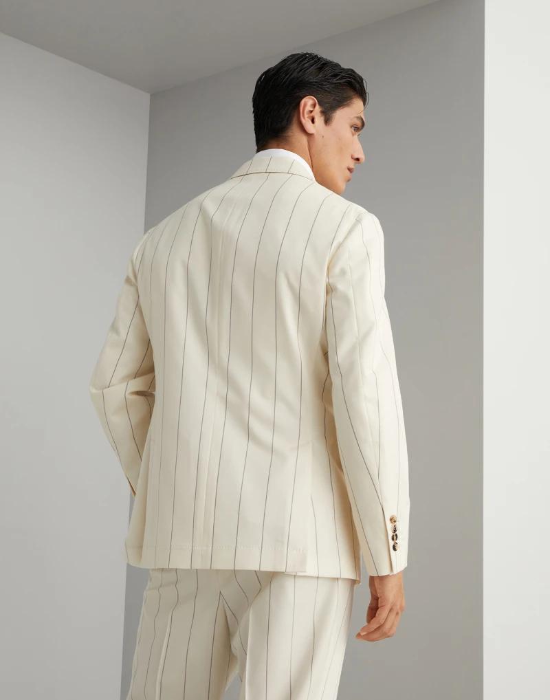 Bicolor Wool Blazer