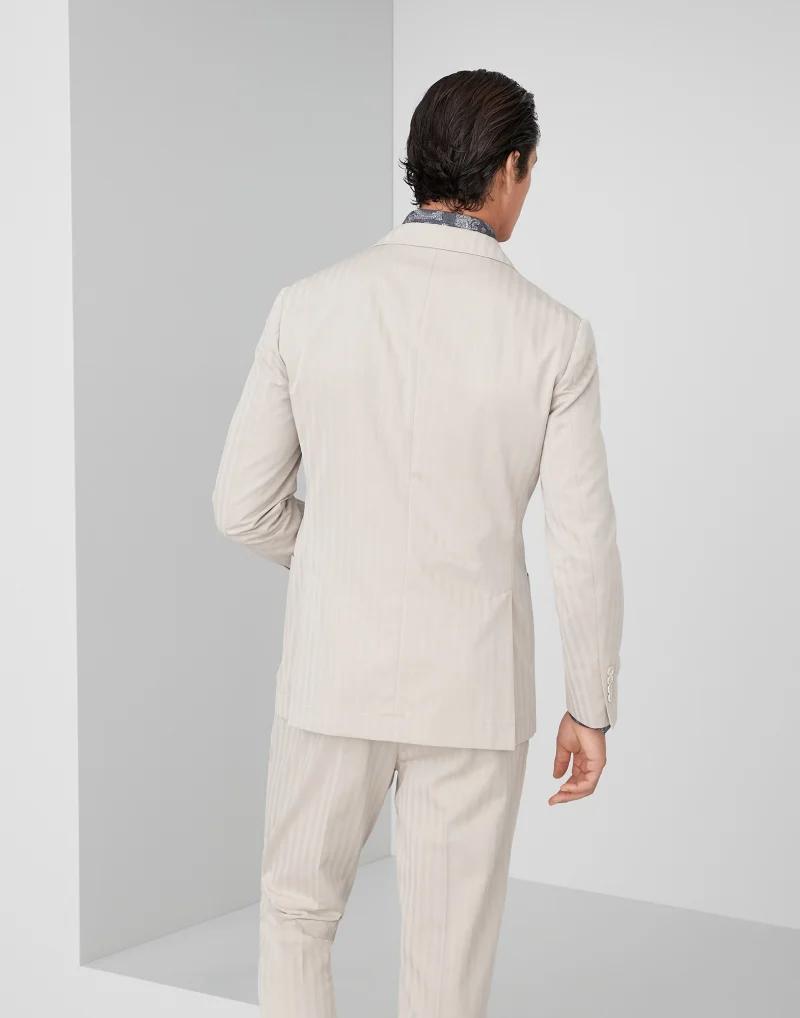 Brown Cotton Blazer