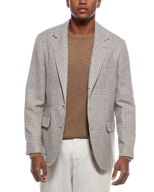 Multicolor Linen Blazer