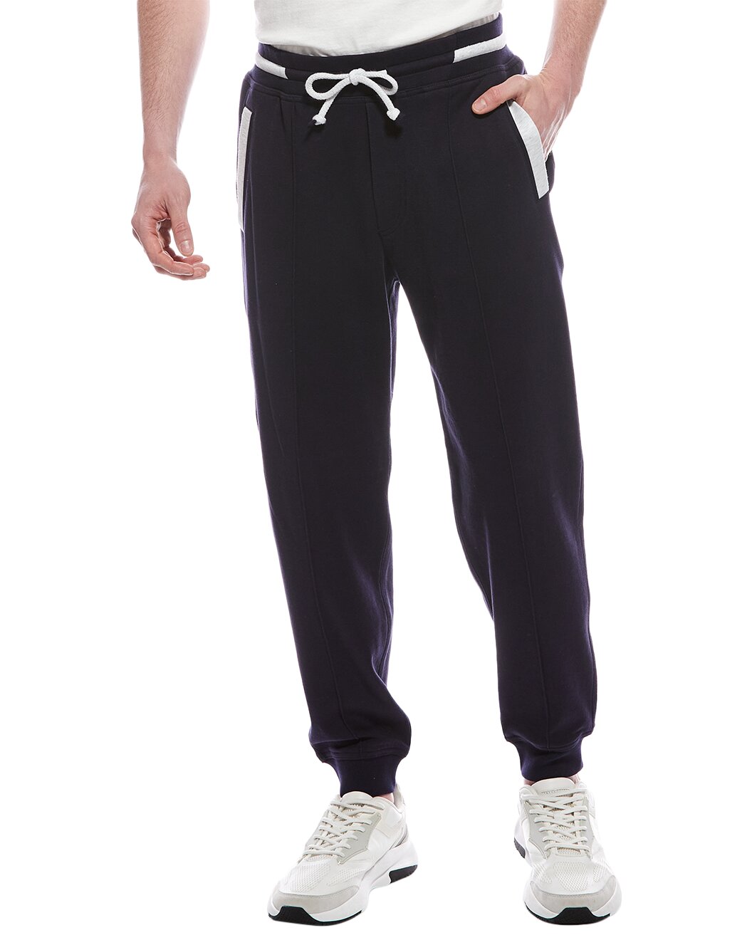 Bicolor Cotton Joggers (Workout Pants)