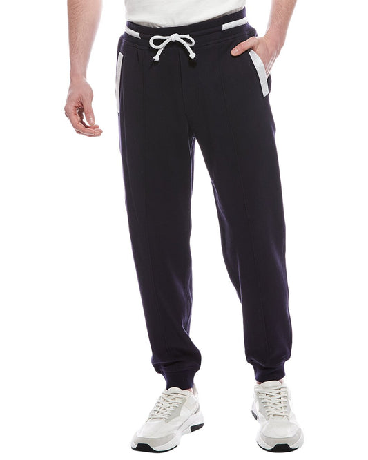Bicolor Cotton Joggers (Workout Pants)