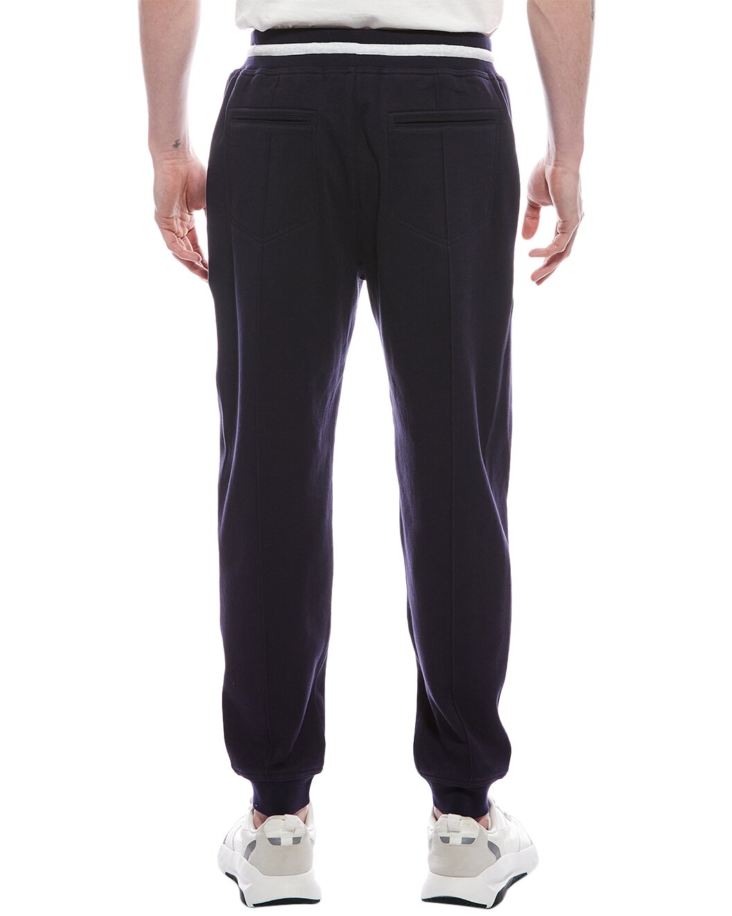 Bicolor Cotton Joggers (Workout Pants)