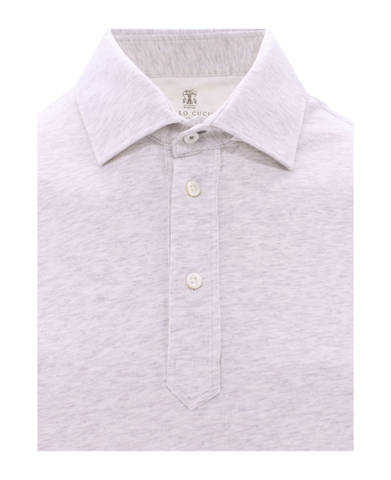 Bicolor Cotton Polo Shirt