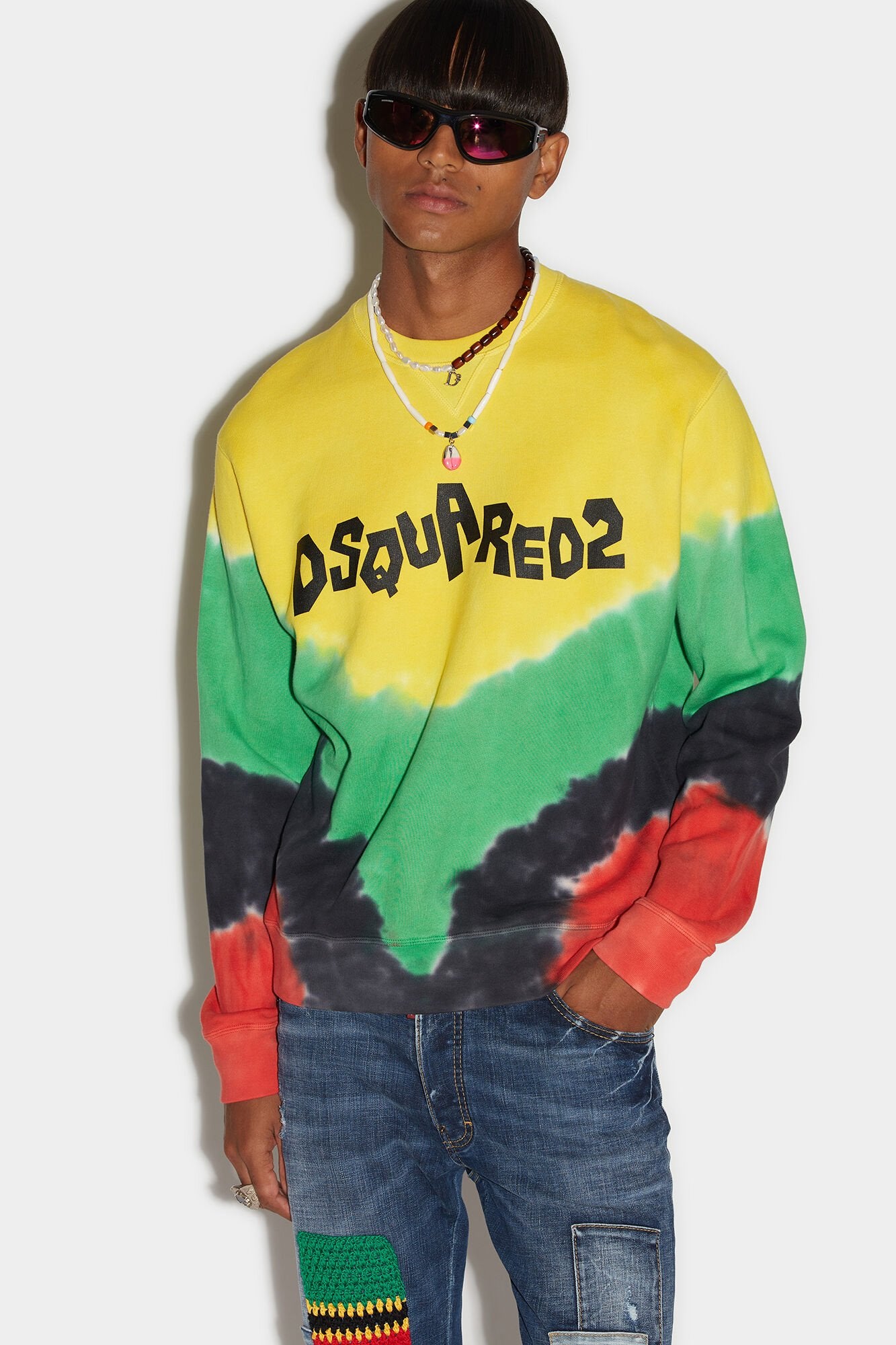 Multicolor Fibres Sweatshirt