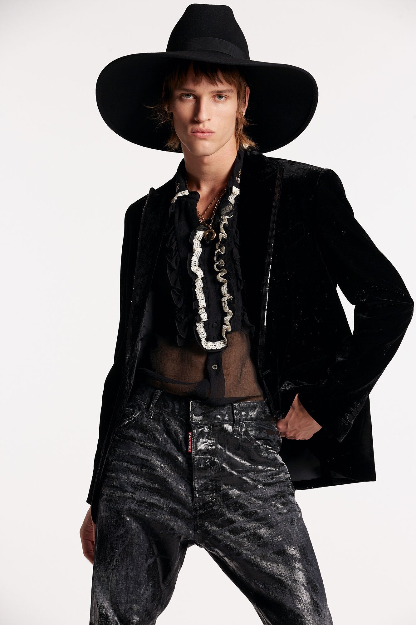 Black Fibres Blazer