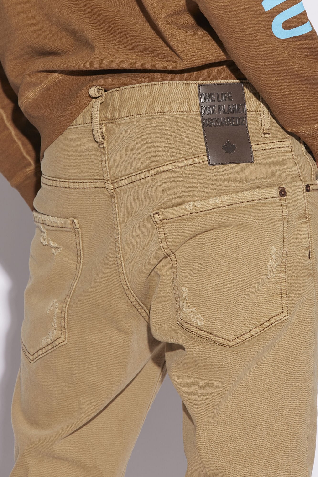 Beige Fibres Hoodie