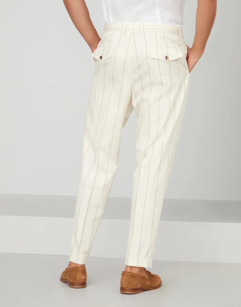 Bicolor Wool Two-Piece Suit