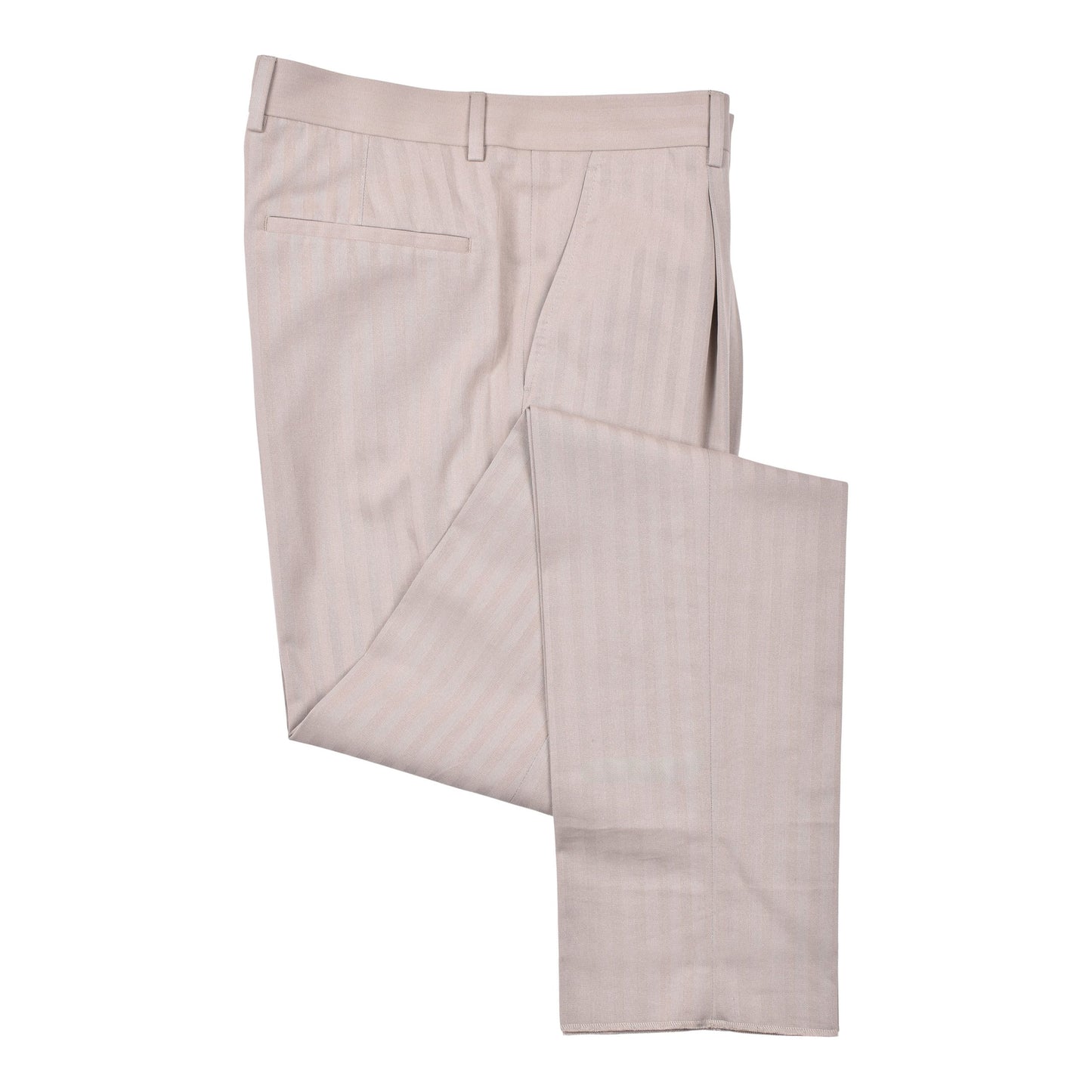 Brown Cotton Two-Piece Suit