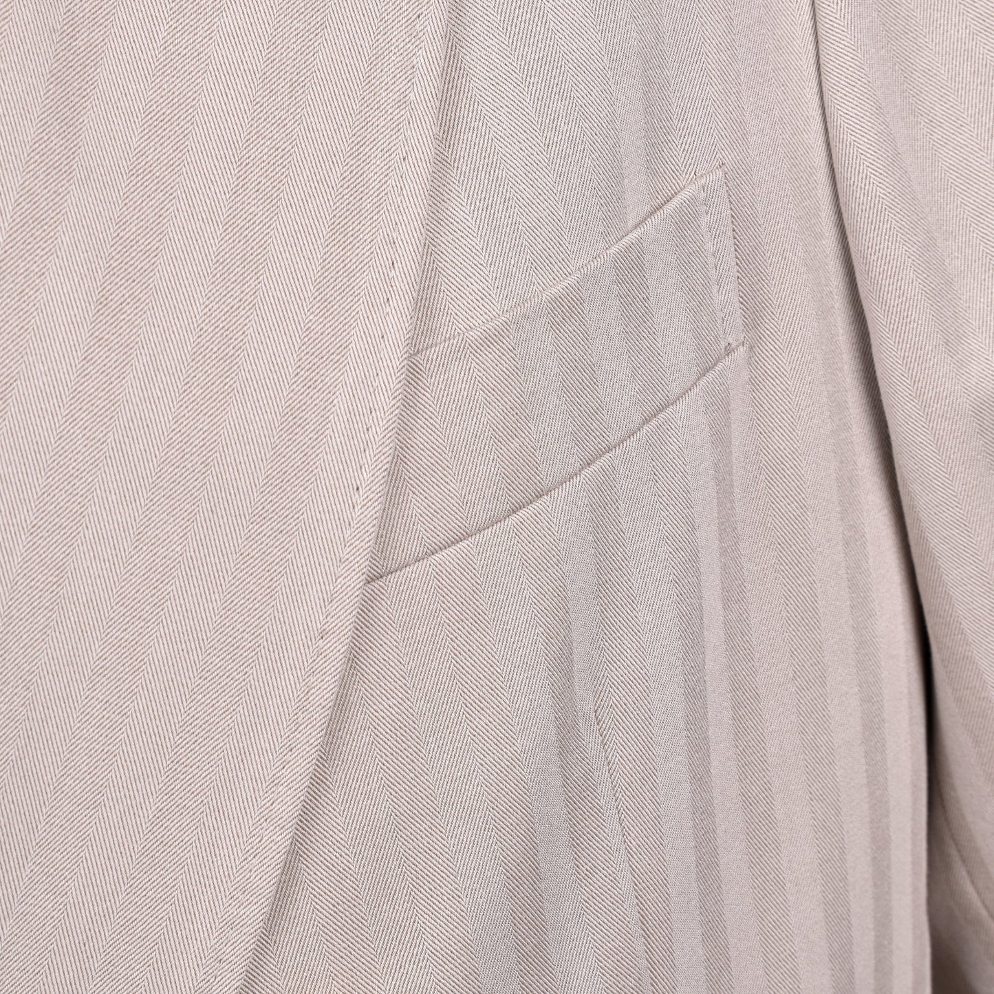Brown Cotton Two-Piece Suit