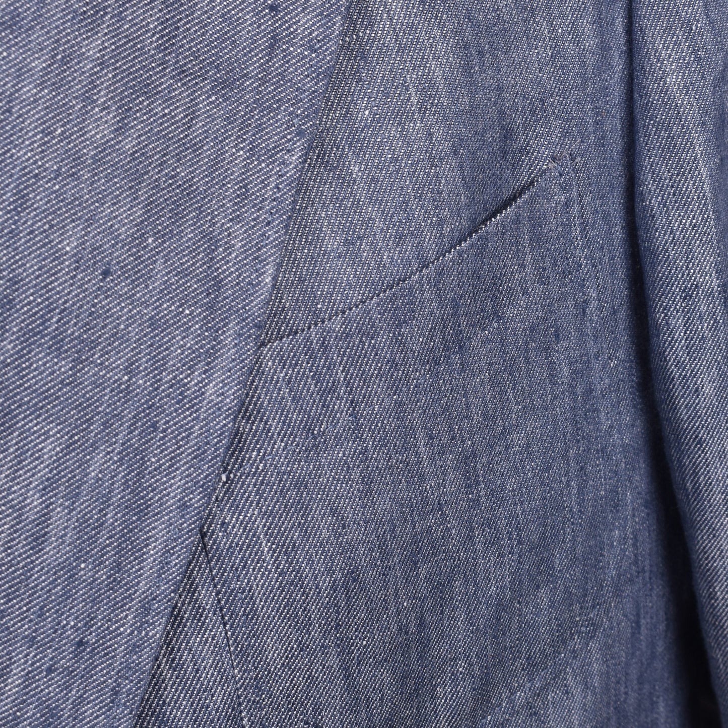 Blue Linen Blazer