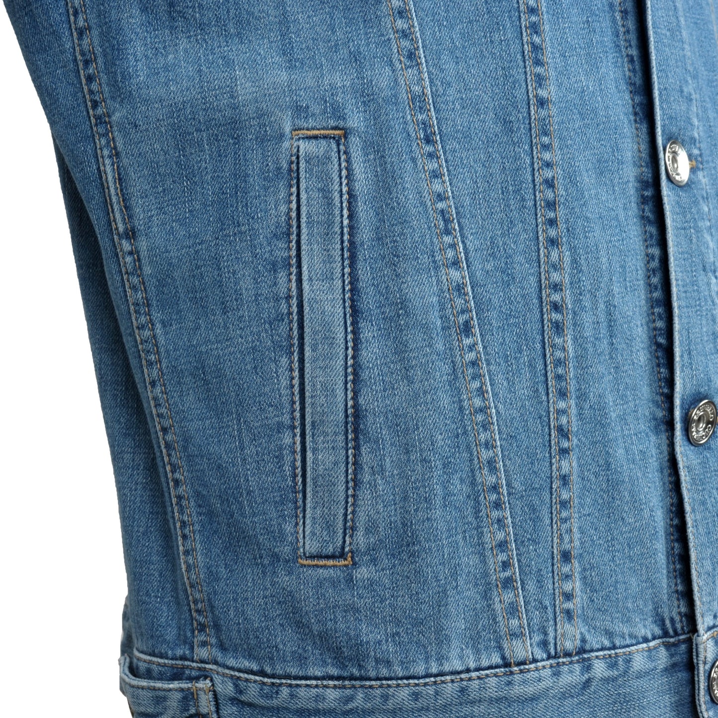 Light Blue Cotton Denim Jacket