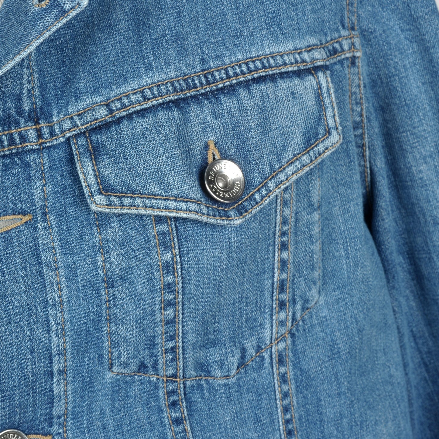 Light Blue Cotton Denim Jacket