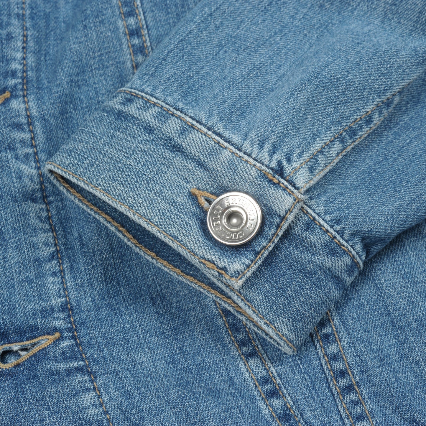 Light Blue Cotton Denim Jacket