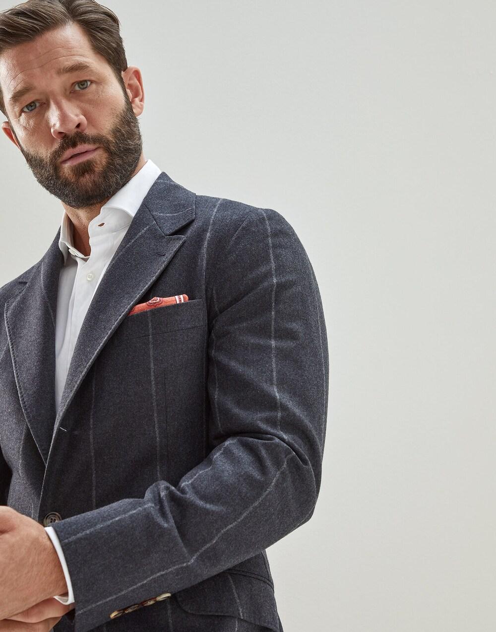 Gray Wool Blazer