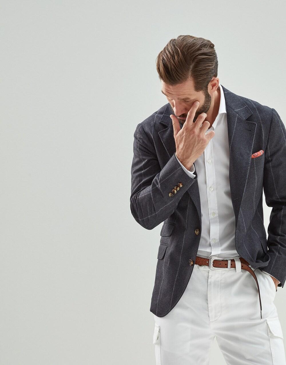 Gray Wool Blazer