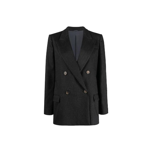Bicolor Wool Coat