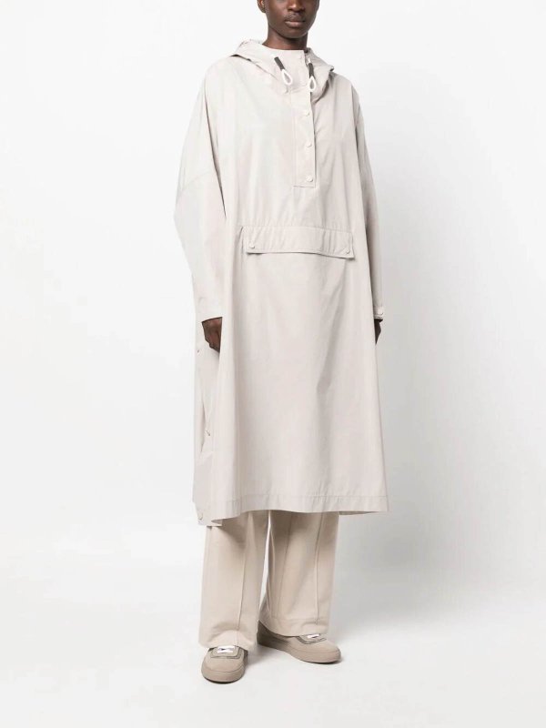 Gray Polyester Cloacks