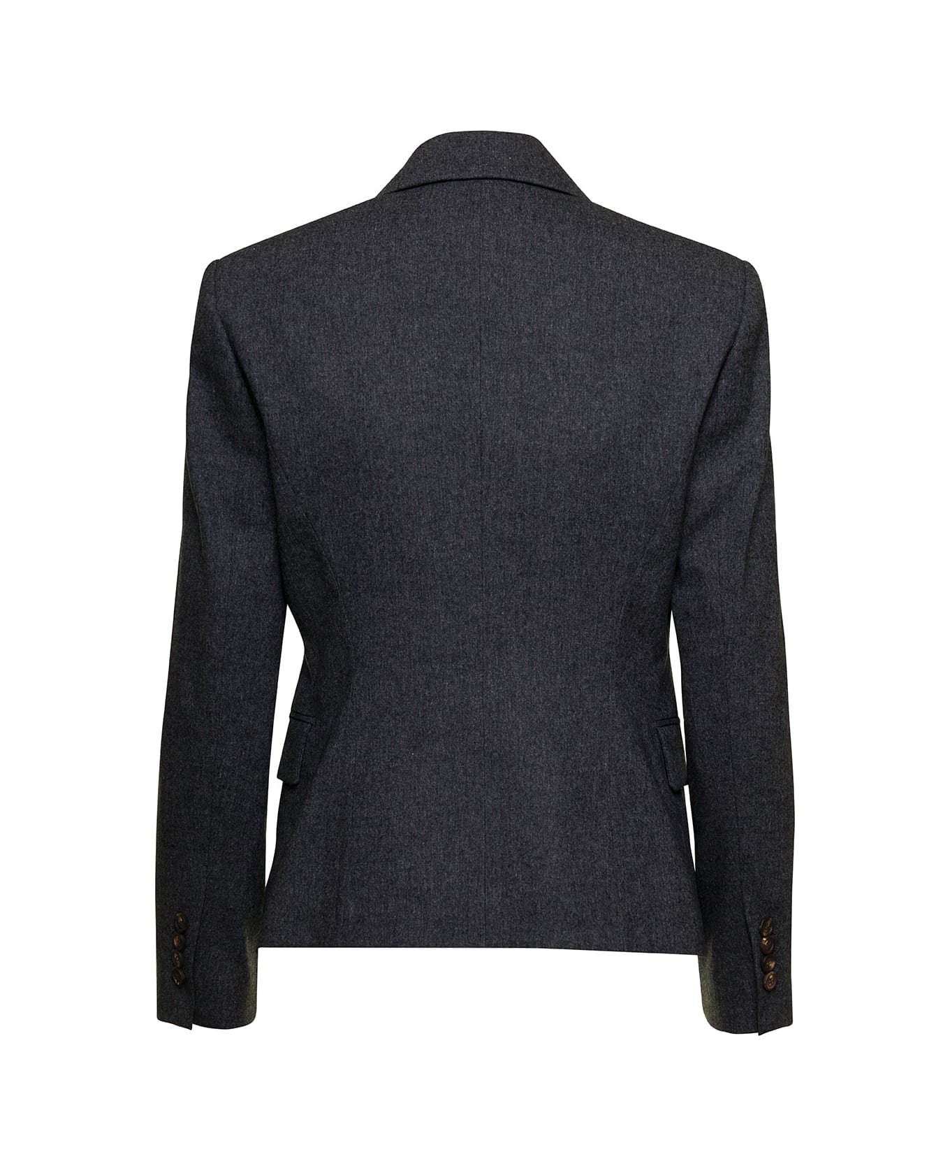 Gray Wool Blazer