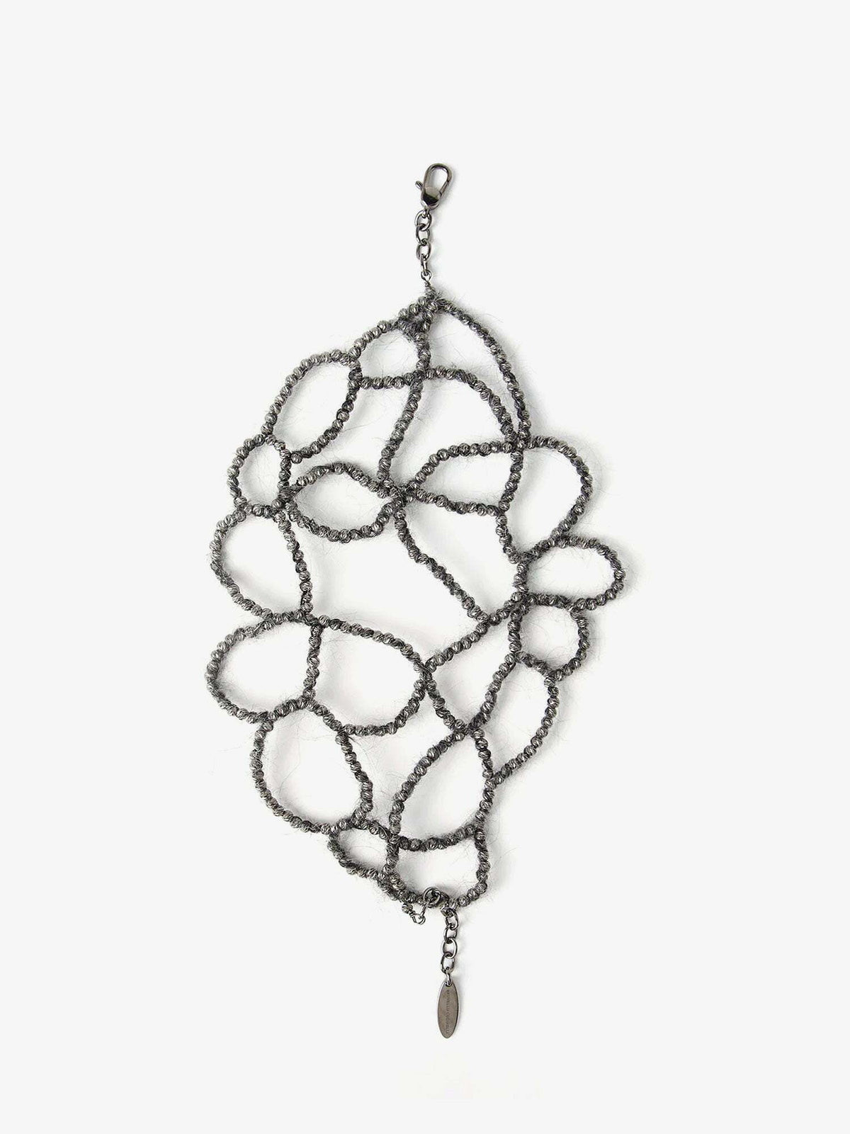 Gray Silver Necklace