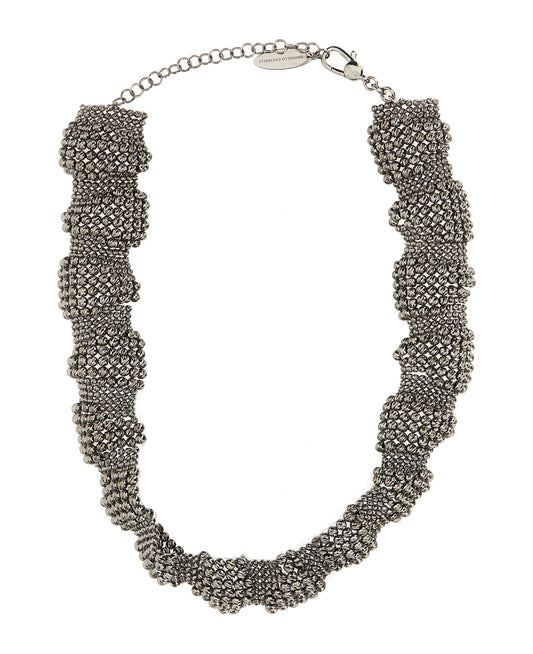 Bronze Silver Necklace