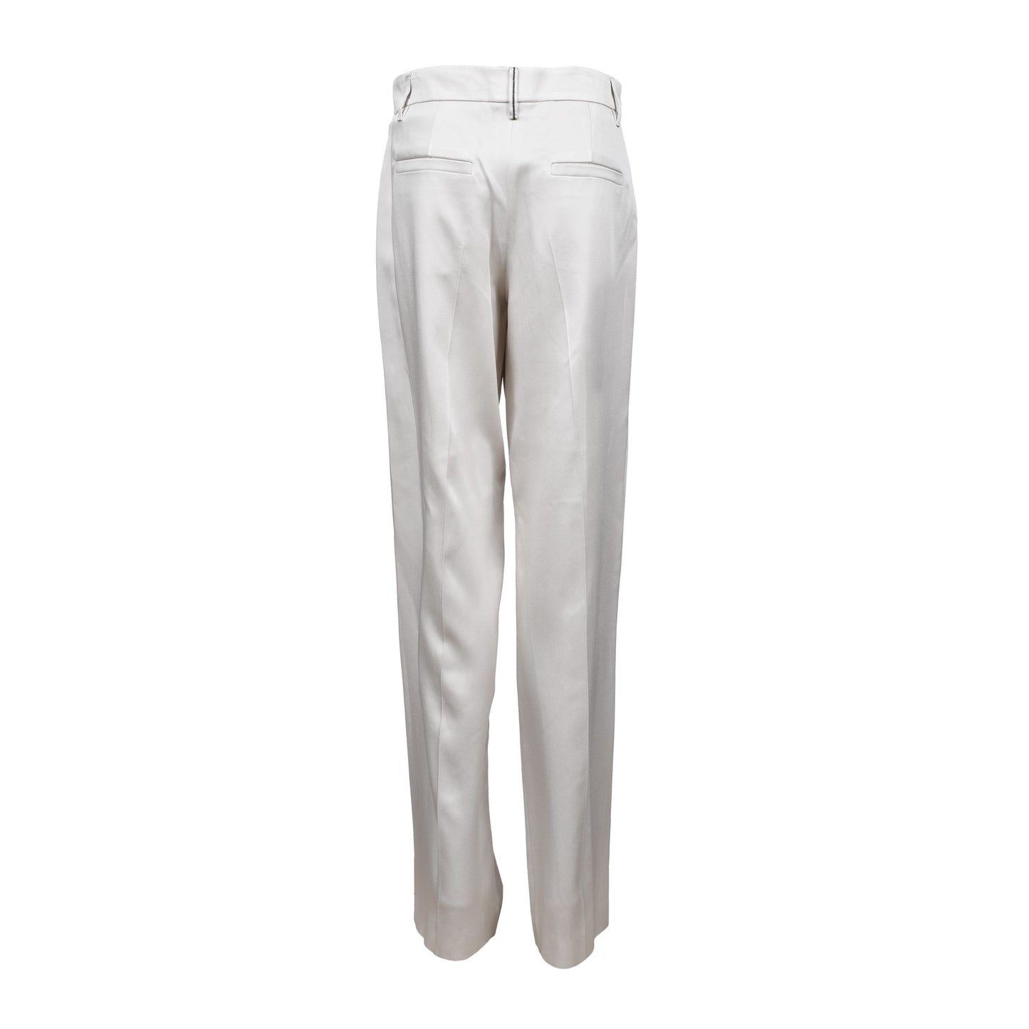 Yellow Acetate Dress Pants