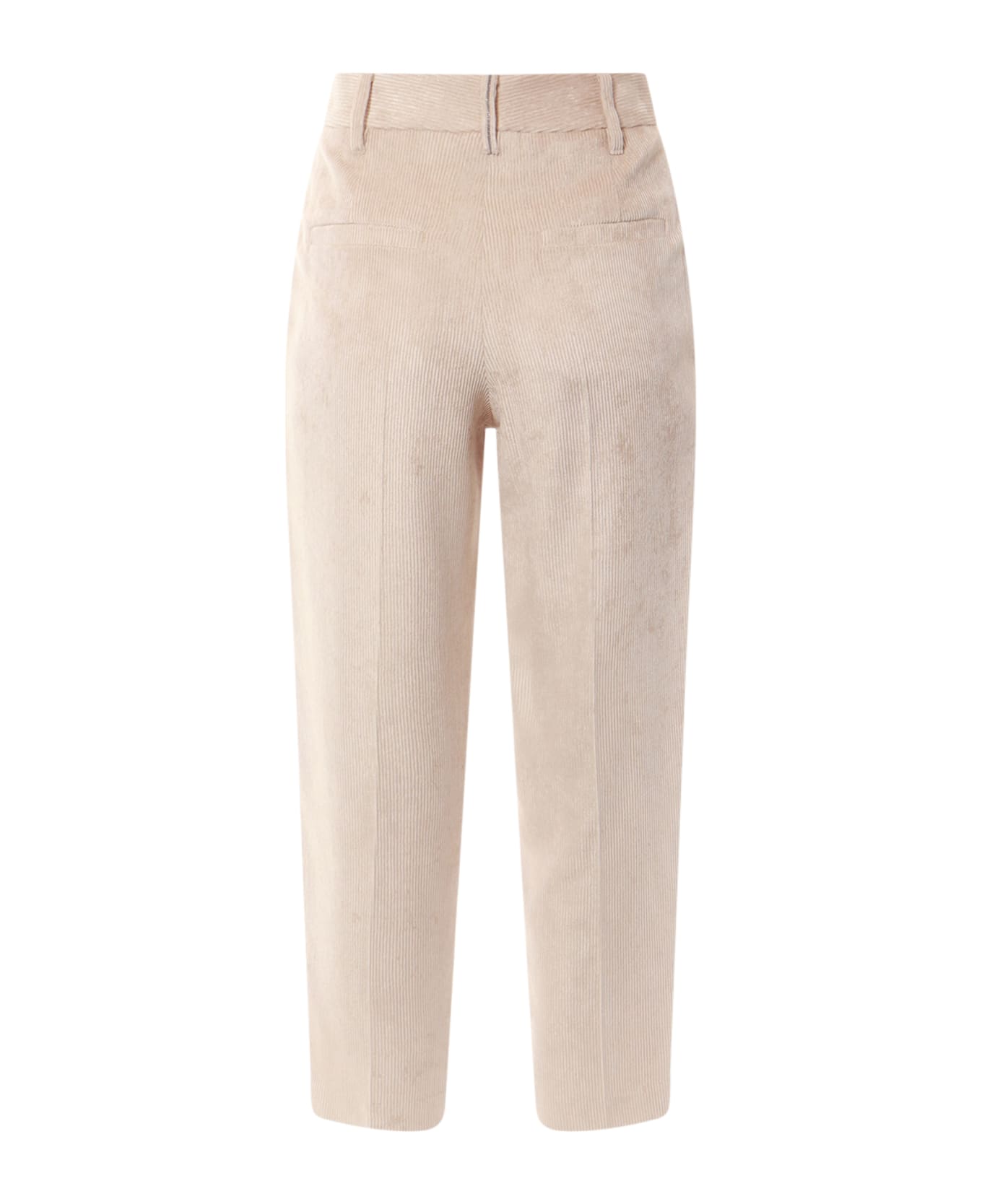 Pink Viscose Casual Pants