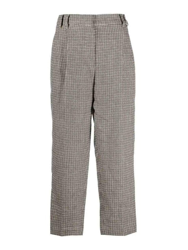 Beige Linen Pants