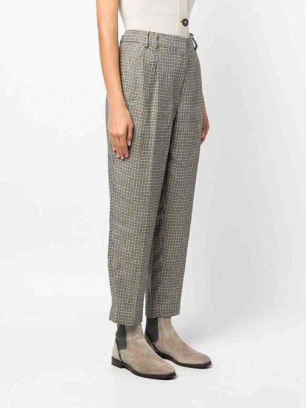 Beige Linen Pants