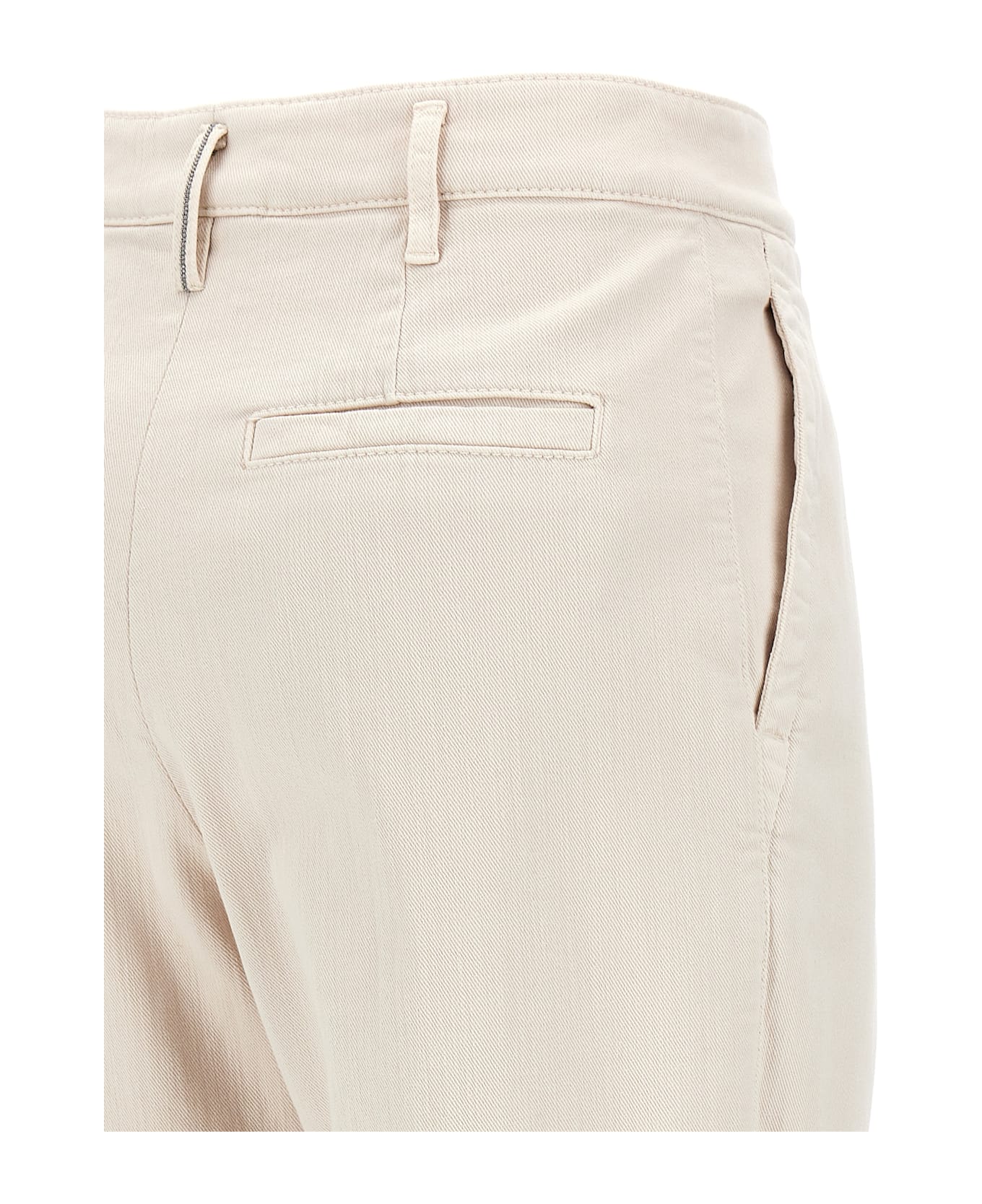 Bicolor Cotton Pants