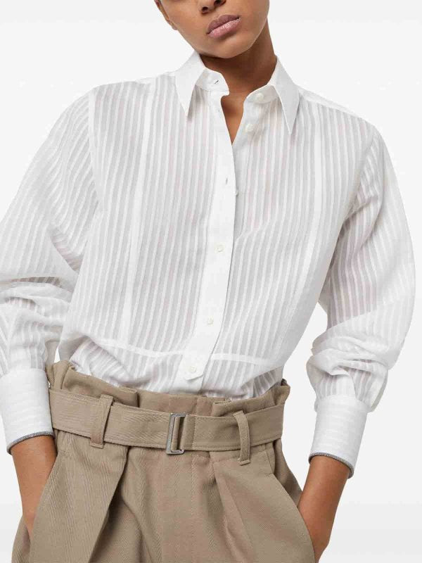 White Cotton Dress Shirt