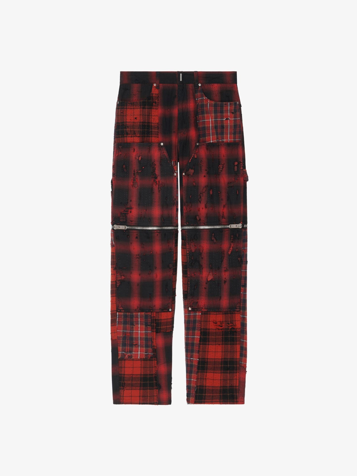 Bicolor Fibres Casual Pants