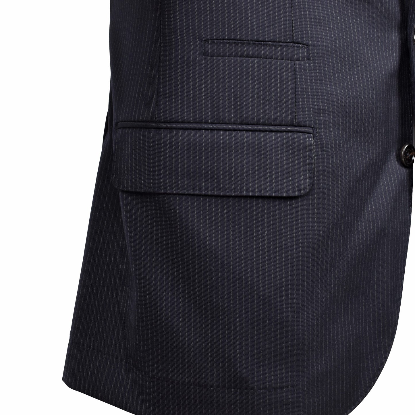 Navy Blue Wool Blazer