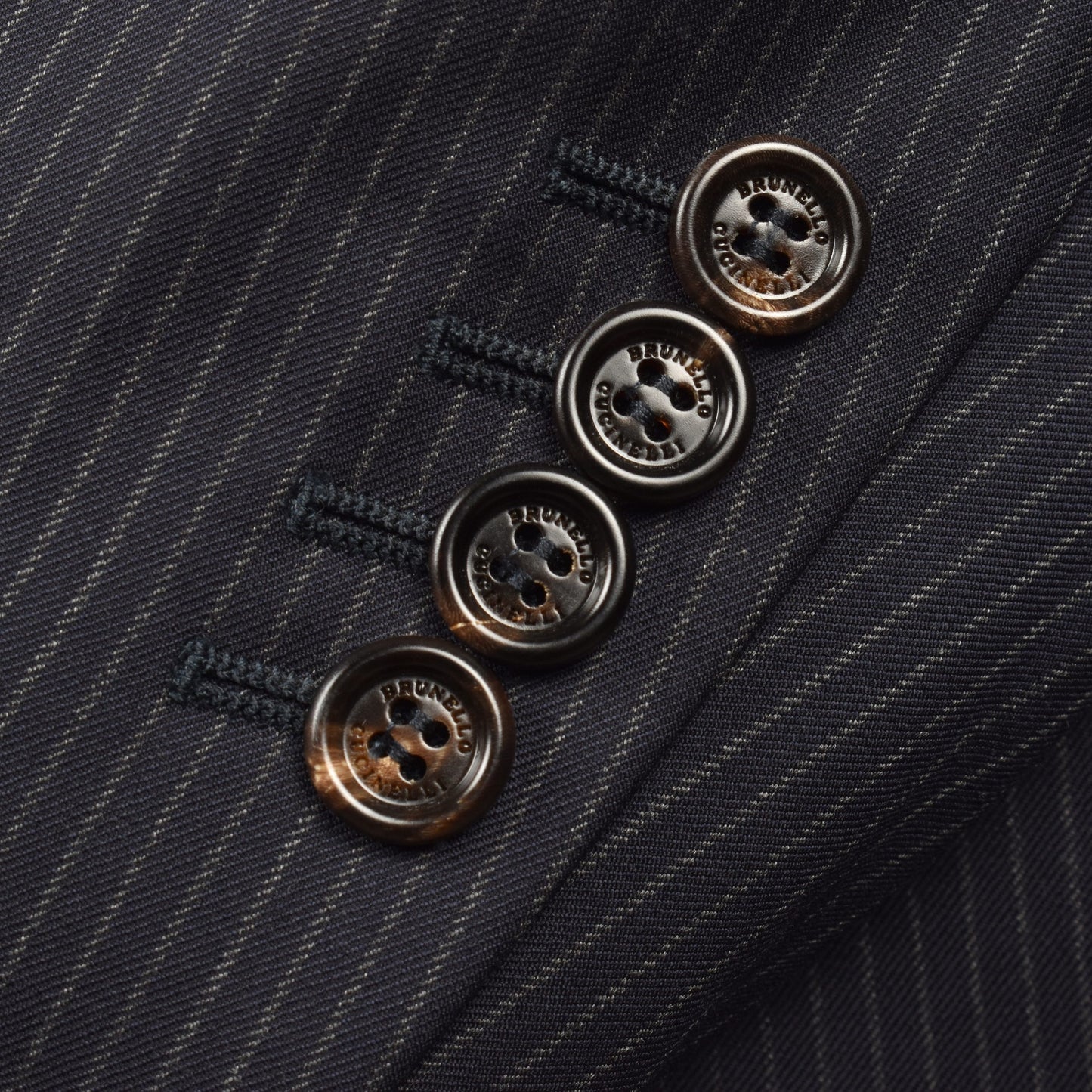 Navy Blue Wool Blazer