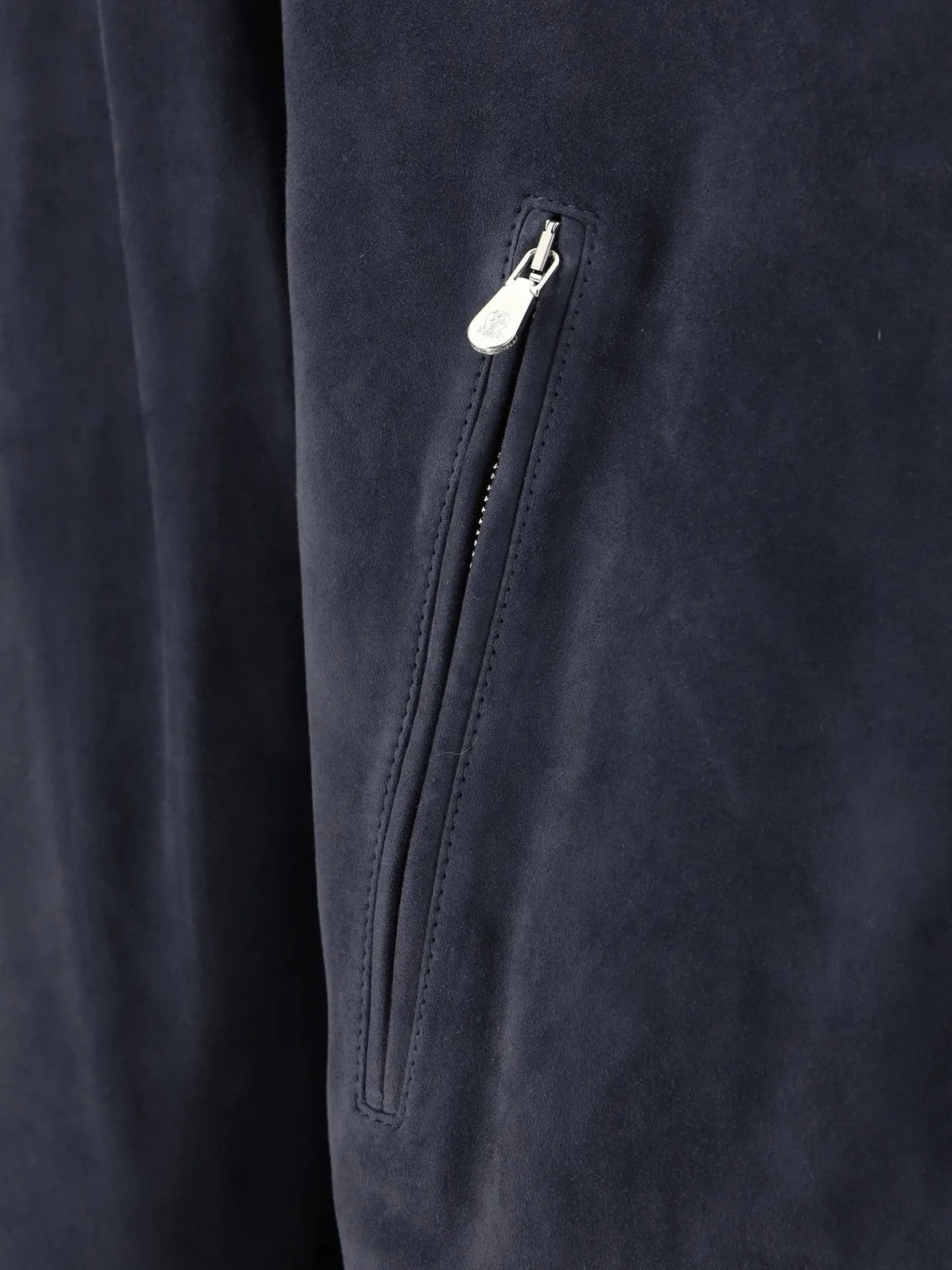 Blue Leather Jacket