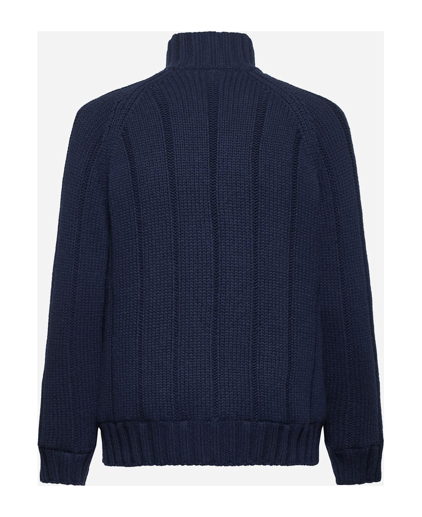 Blue Cashmere Jackets And Coat