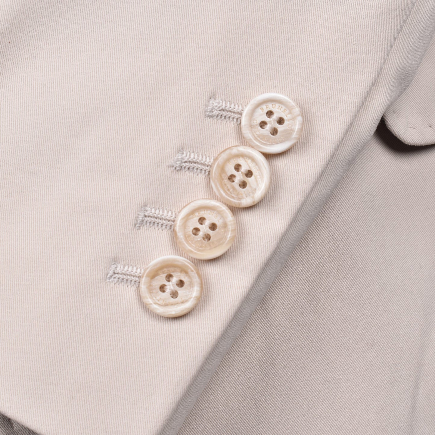 Beige Cotton Blazer