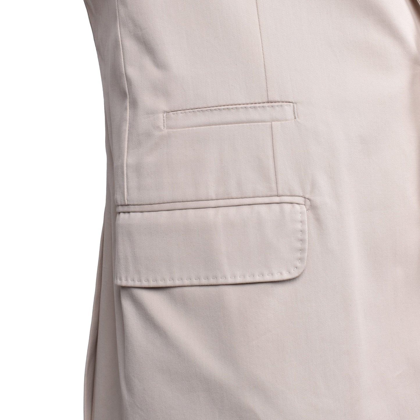 Beige Cotton Blazer
