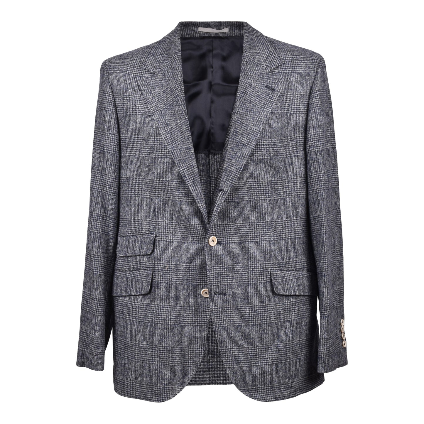 Blue Leather Blazer